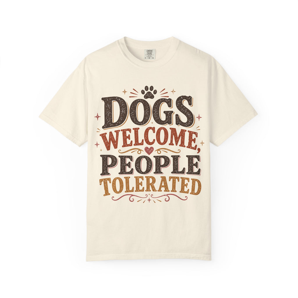 Dogs Welcome, People Tolerated Retro T-Shirt