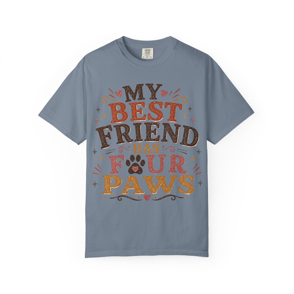 My Best Friend Has Four Paws Retro T-Shirt