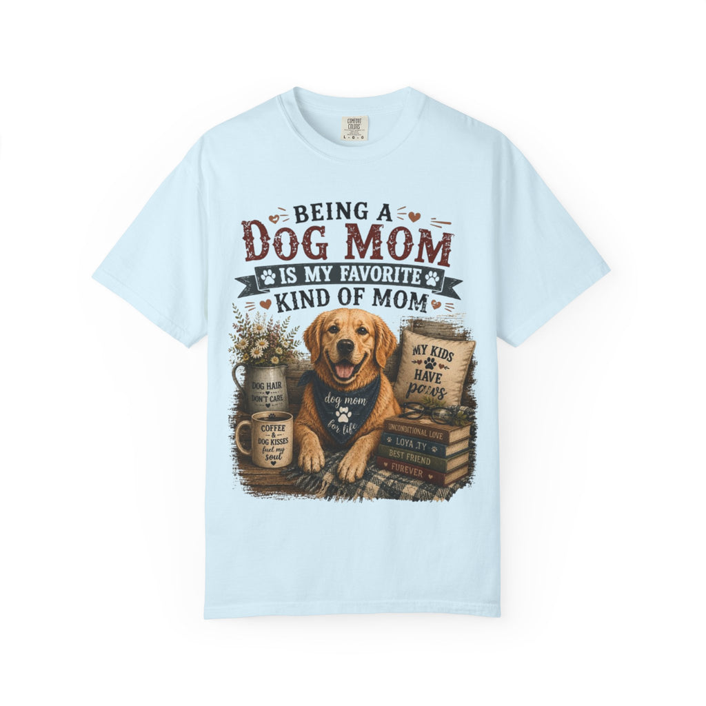 Being A Dog Mom Is My Favorite Kind Of Mom Retro T-Shirt