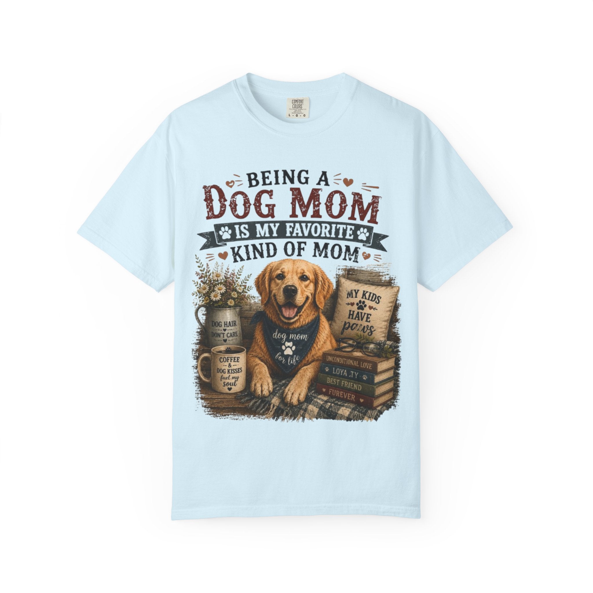 Being A Dog Mom Is My Favorite Kind Of Mom Retro T-Shirt