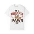 My Therapist Has Four Paws Retro T-Shirt
