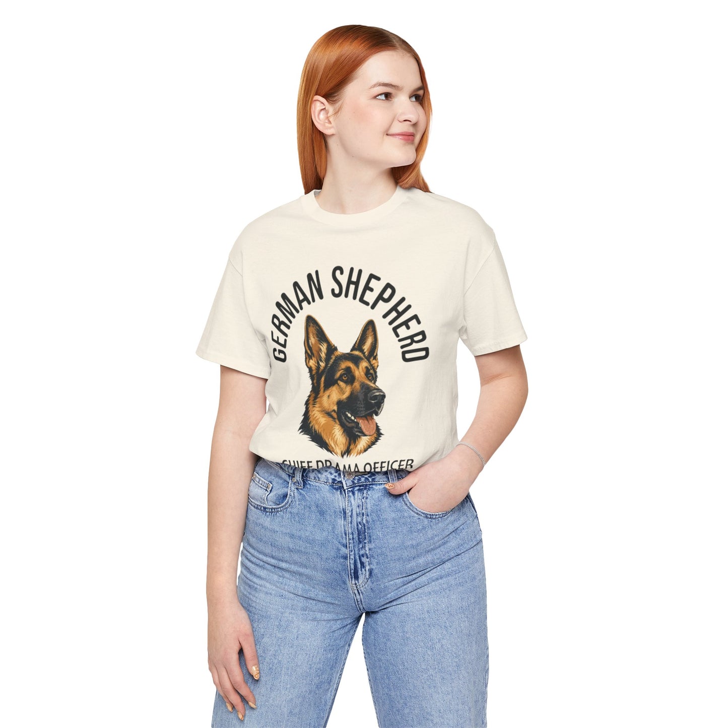 German Shepherd Club Chief Drama Officer Graphic Tee