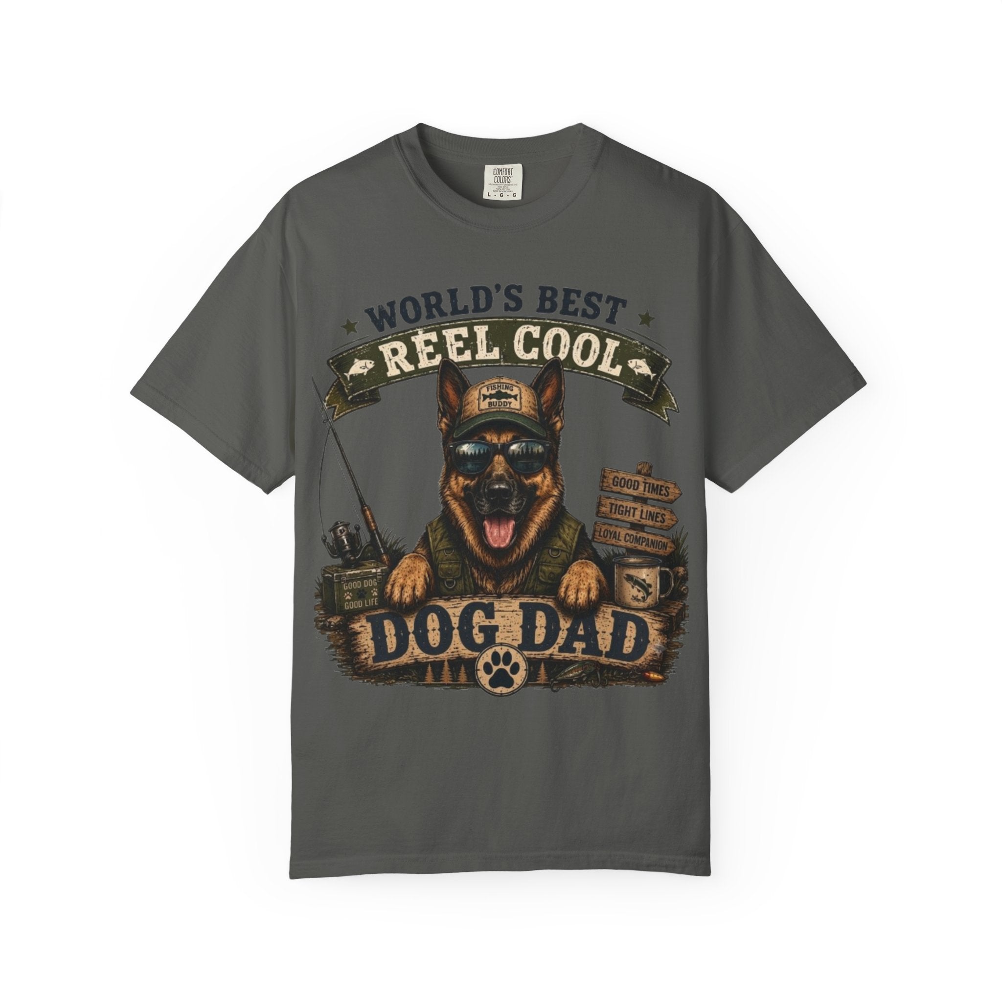 World's Best Reel Cool Dog Dad Comfort Colors® T-Shirt