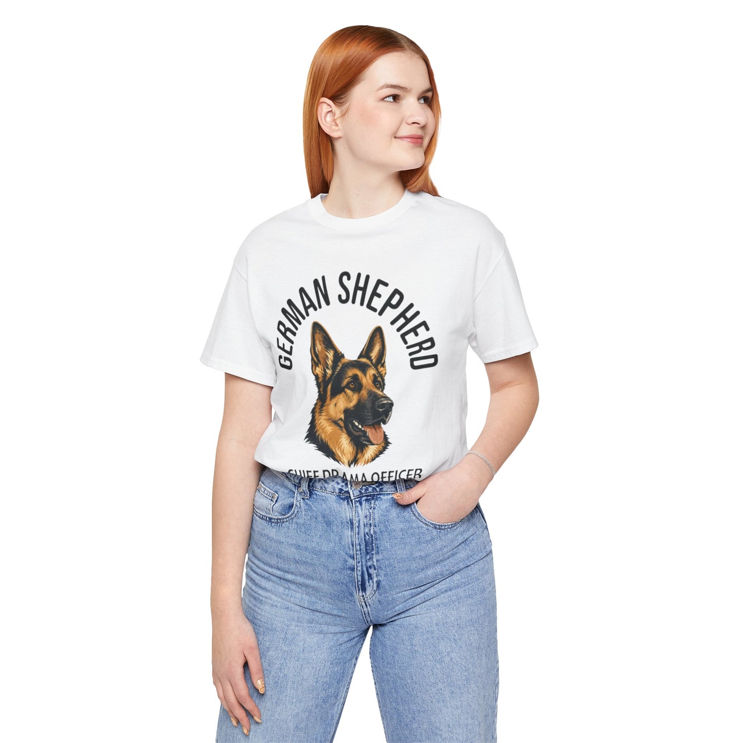 German Shepherd Club Chief Drama Officer Graphic Tee