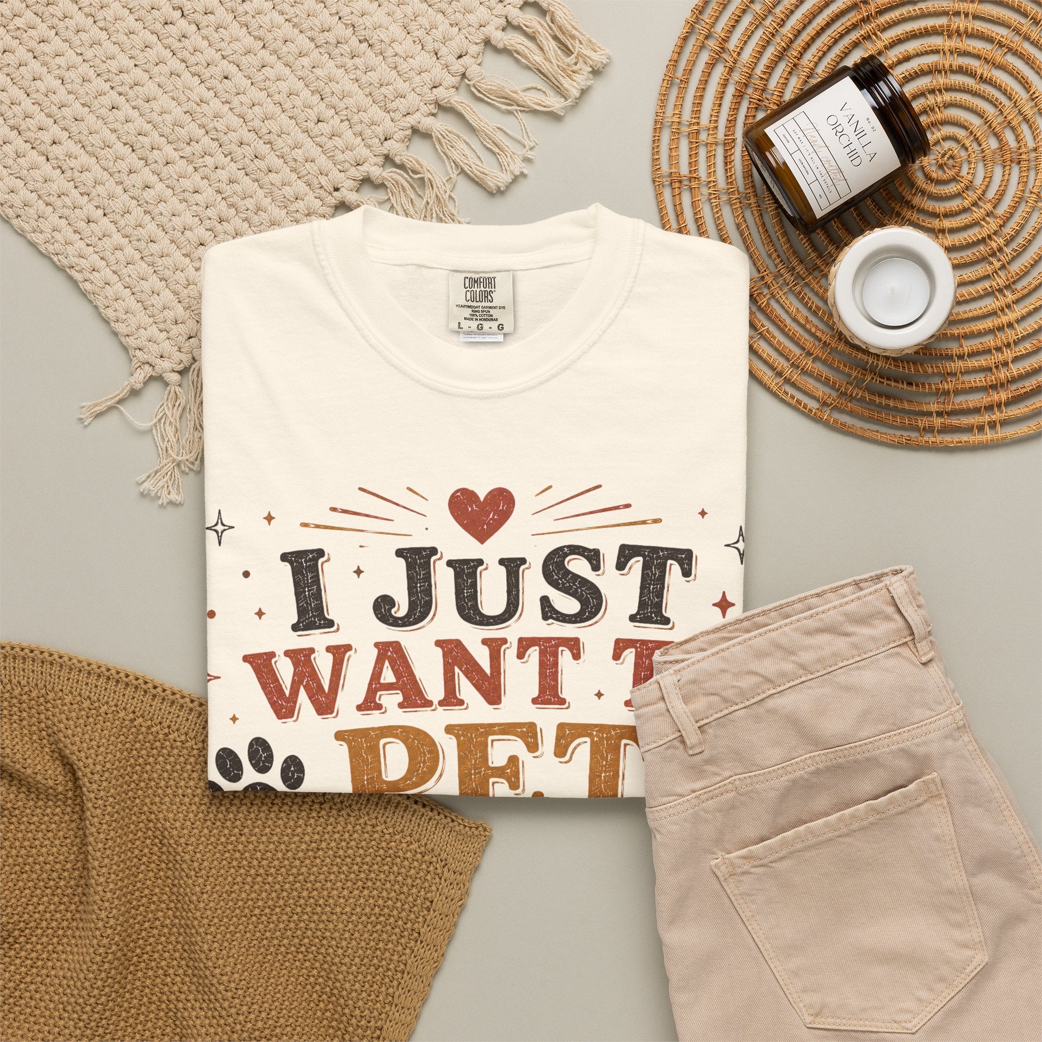 I Just Want To Pet All The Dogs Retro T-Shirt