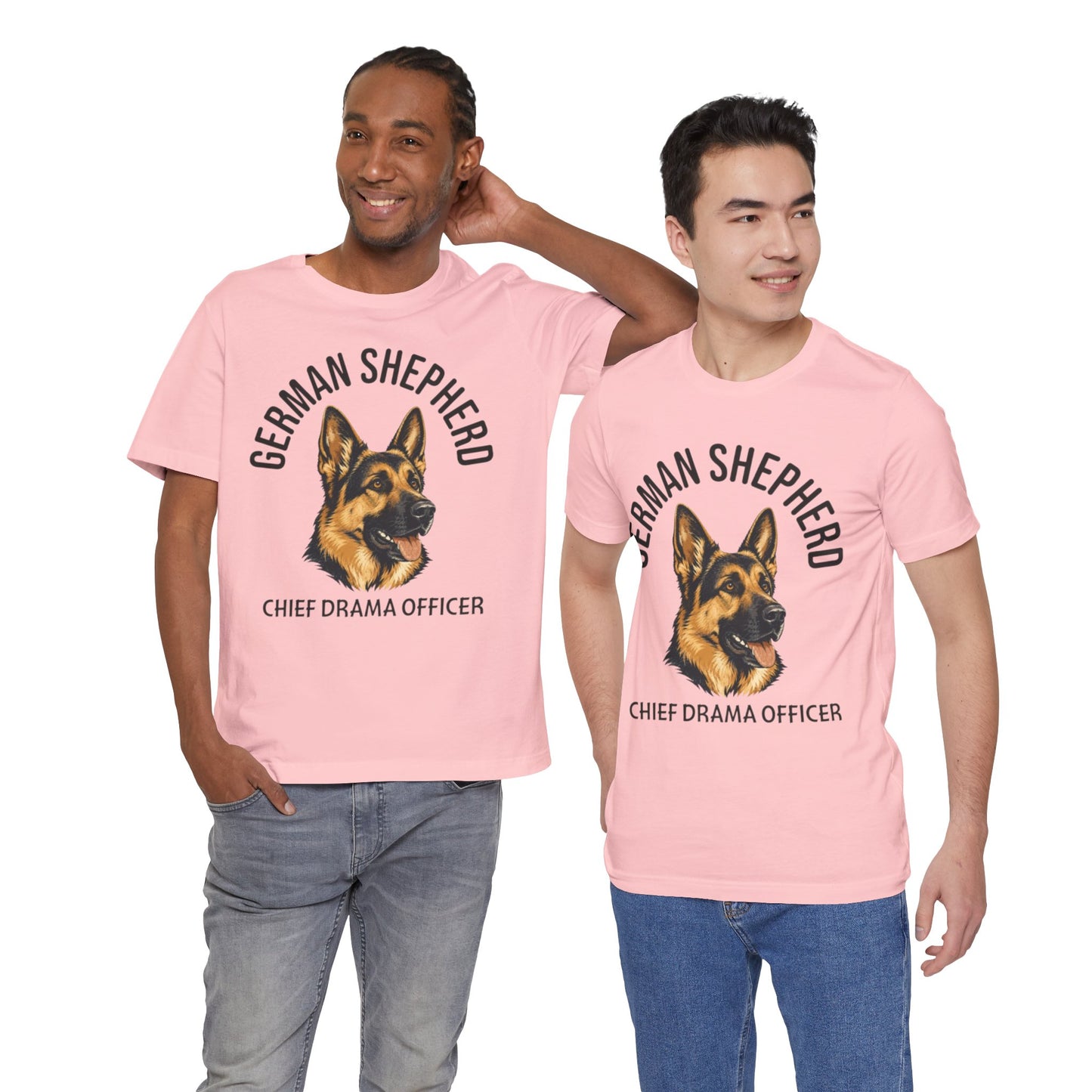 German Shepherd Club Chief Drama Officer Graphic Tee