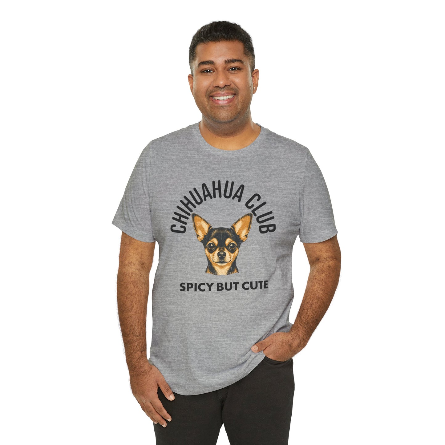 Chihuahua Club Spicy But Cute Graphic Tee