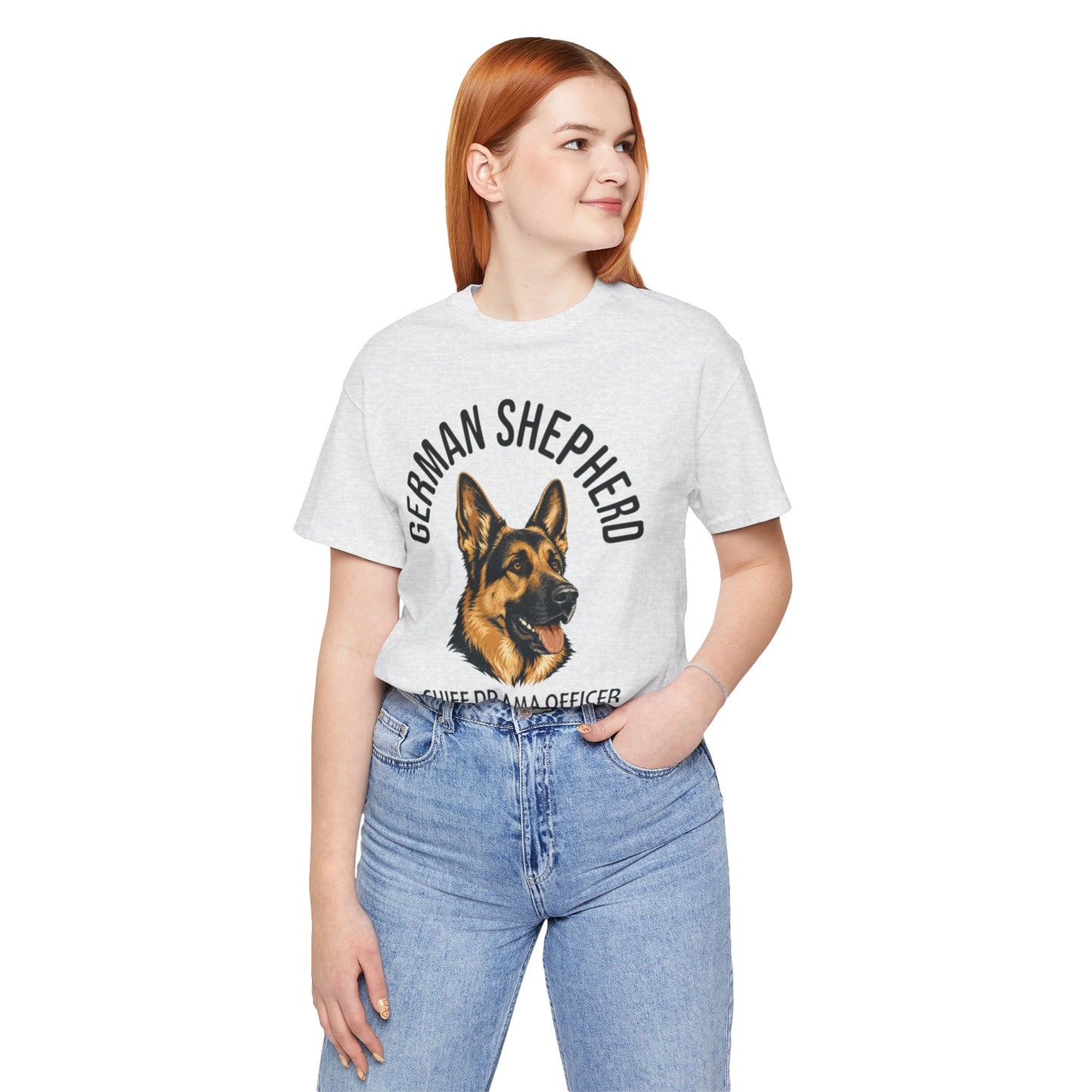 German Shepherd Club Chief Drama Officer Graphic Tee
