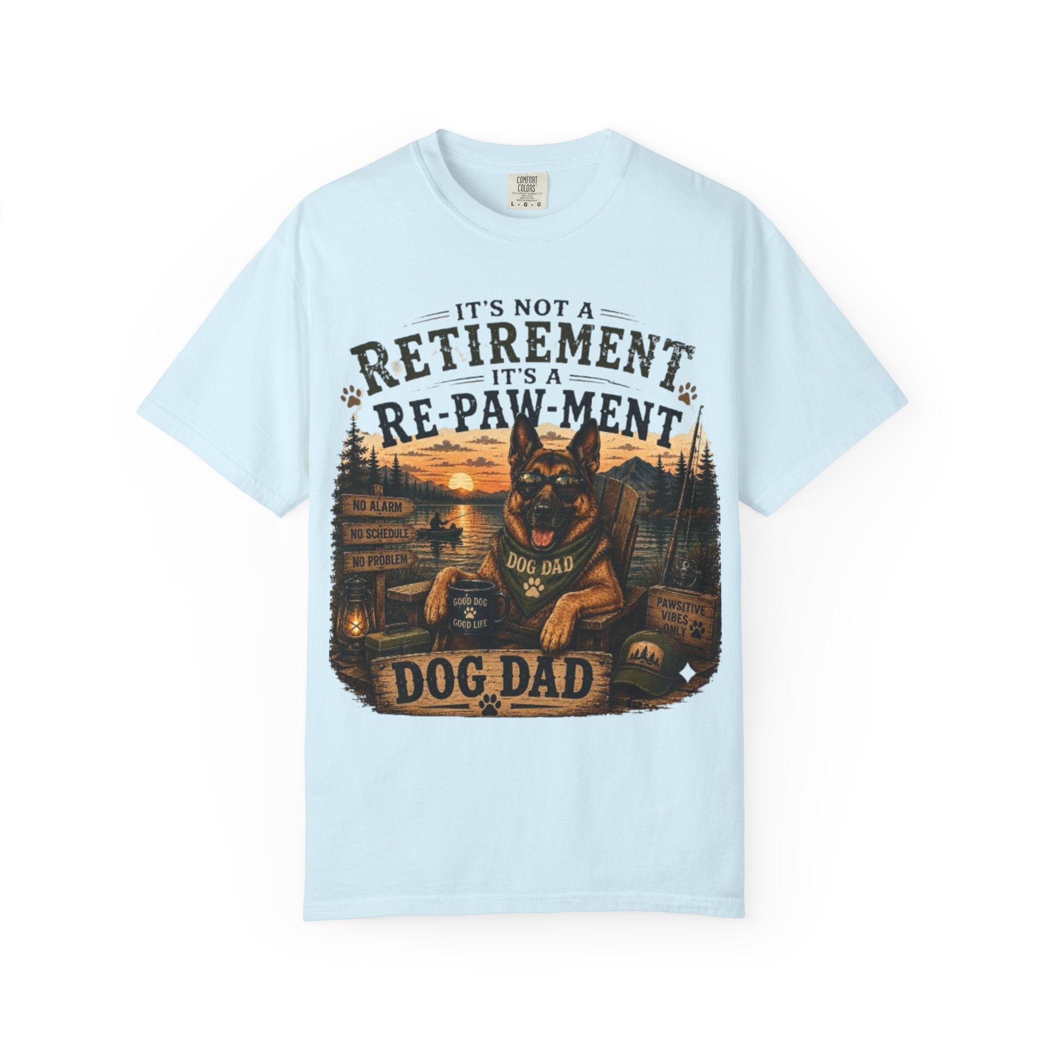 It's Not Retirement, It's Re-Paw-Ment Dog Dad Comfort Colors® T-Shirt