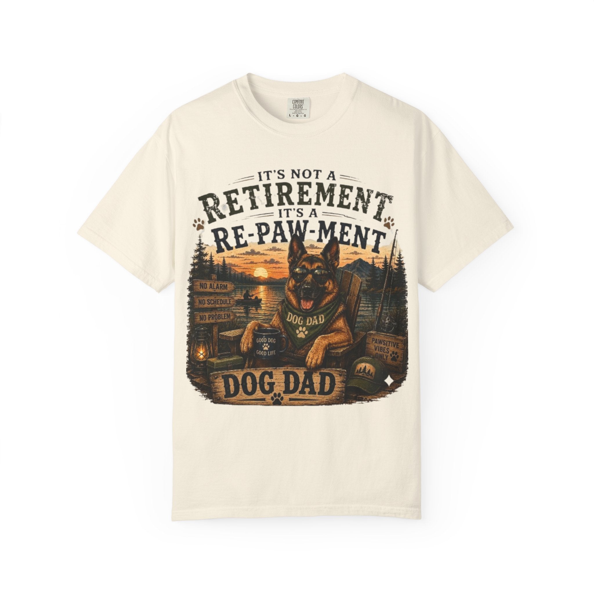 It's Not Retirement, It's Re-Paw-Ment Dog Dad Comfort Colors® T-Shirt