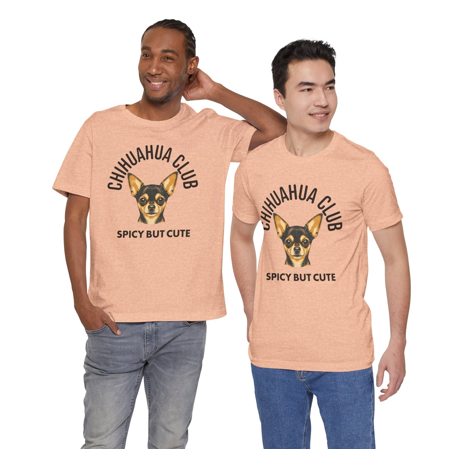 Chihuahua Club Spicy But Cute Graphic Tee