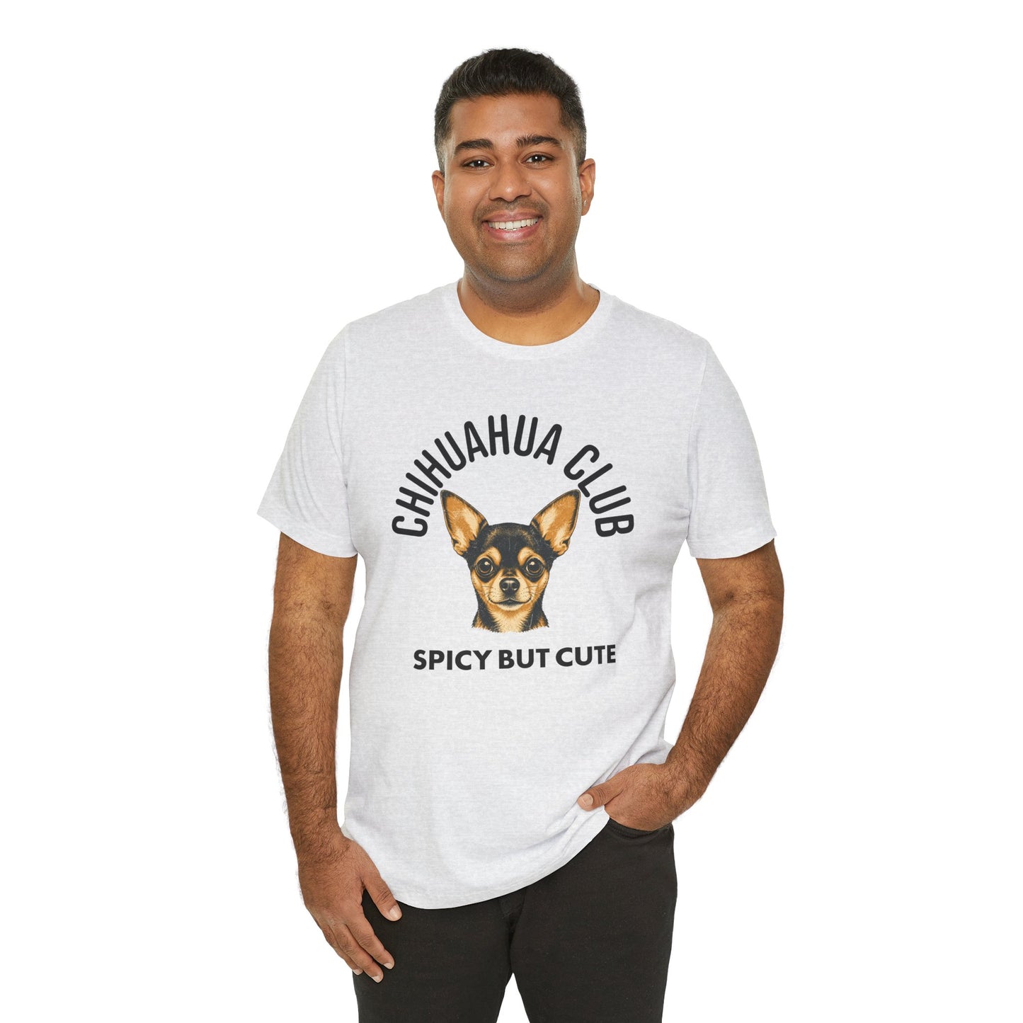 Chihuahua Club Spicy But Cute Graphic Tee