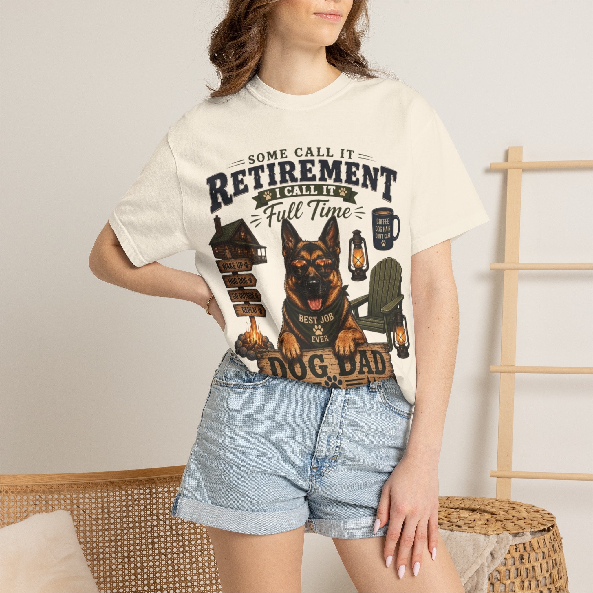 Some Call It Retirement, I Call It Full-Time Dog Dad Comfort Colors® T-Shirt