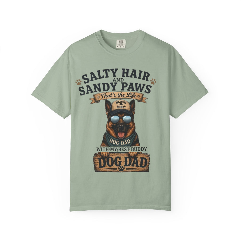 Salty Hair & Sandy Paws Dog Dad Comfort Colors® T-Shirt