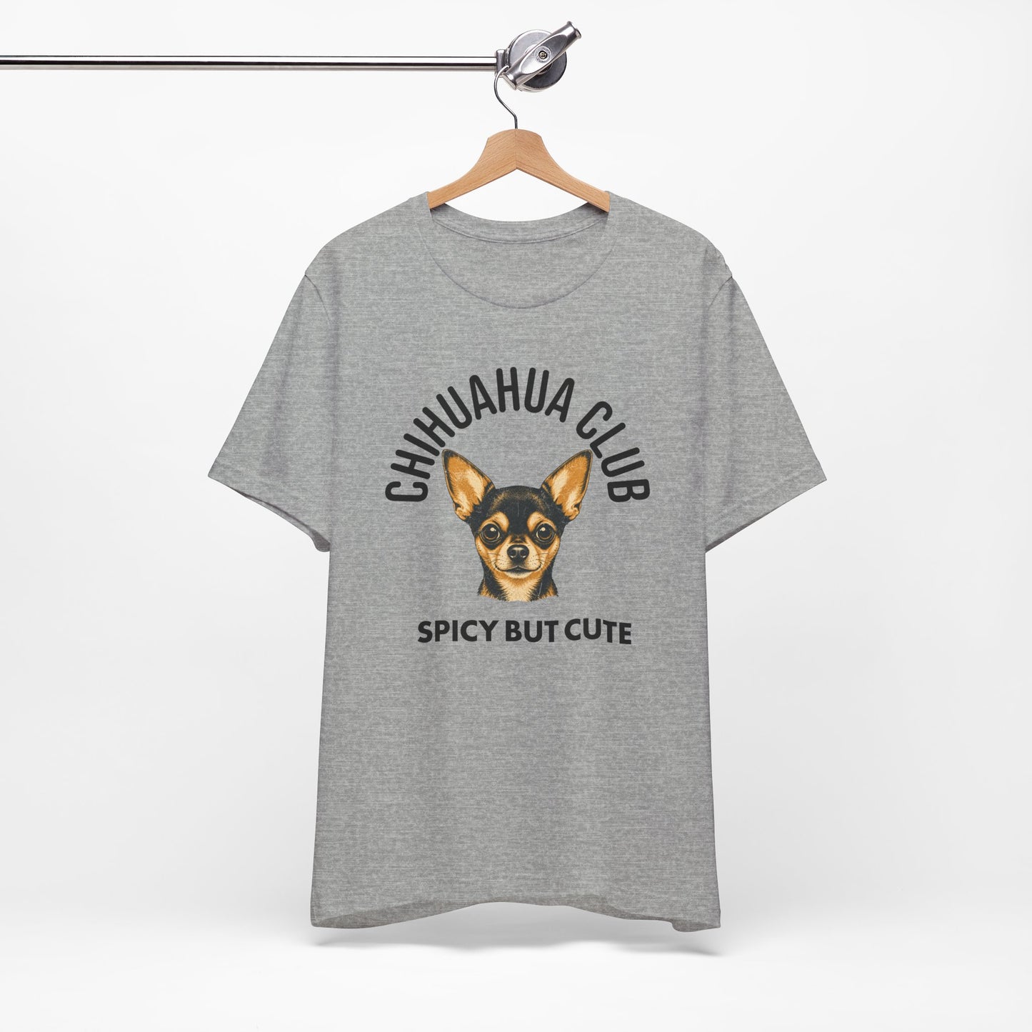 Chihuahua Club Spicy But Cute Graphic Tee