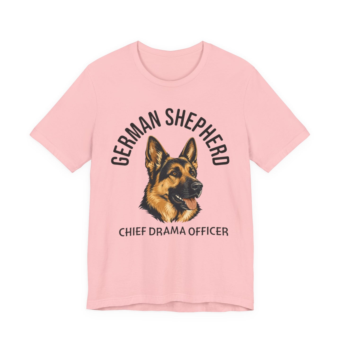 German Shepherd Club Chief Drama Officer Graphic Tee