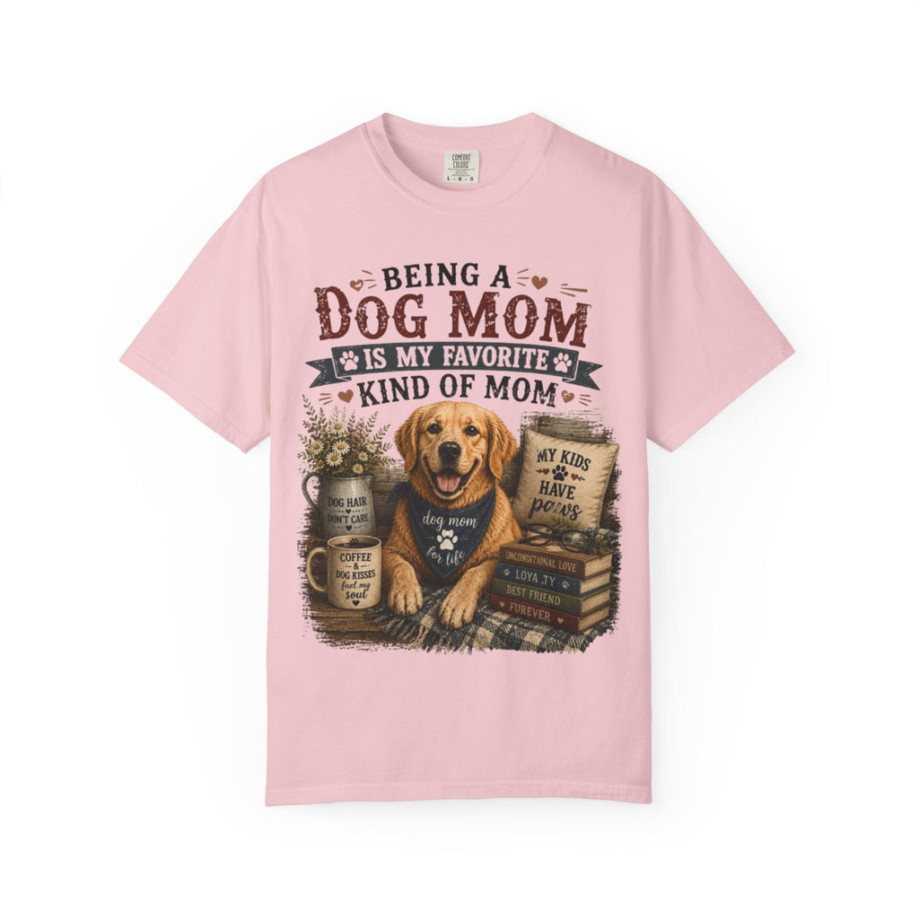 Being A Dog Mom Is My Favorite Kind Of Mom Retro T-Shirt