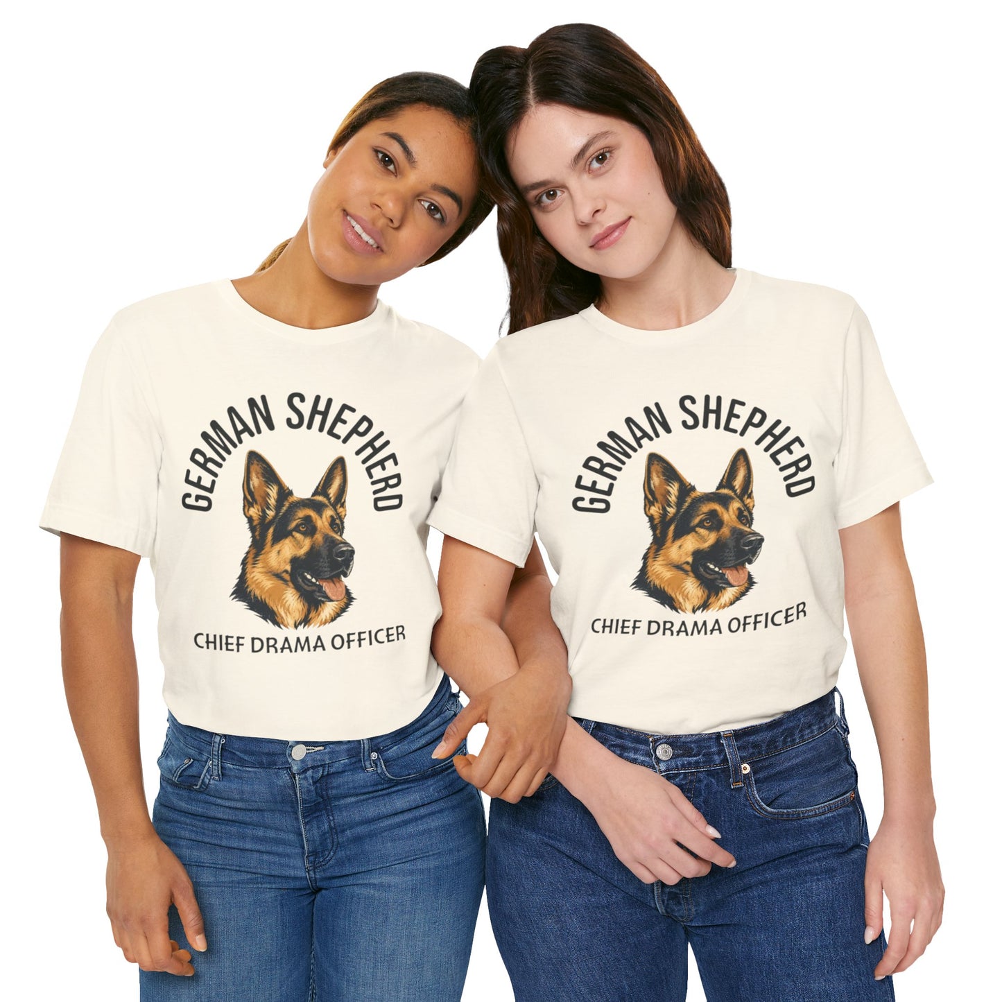German Shepherd Club Chief Drama Officer Graphic Tee