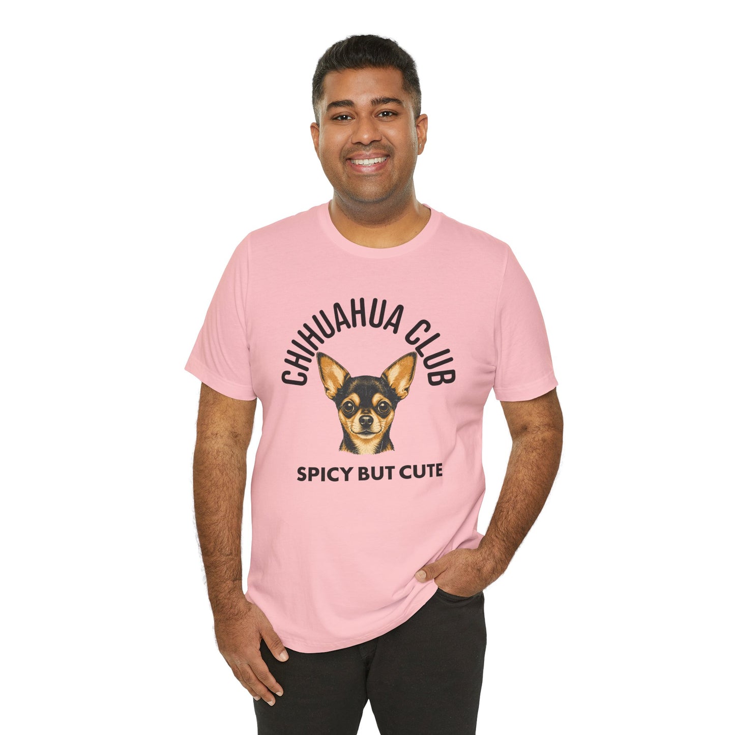 Chihuahua Club Spicy But Cute Graphic Tee