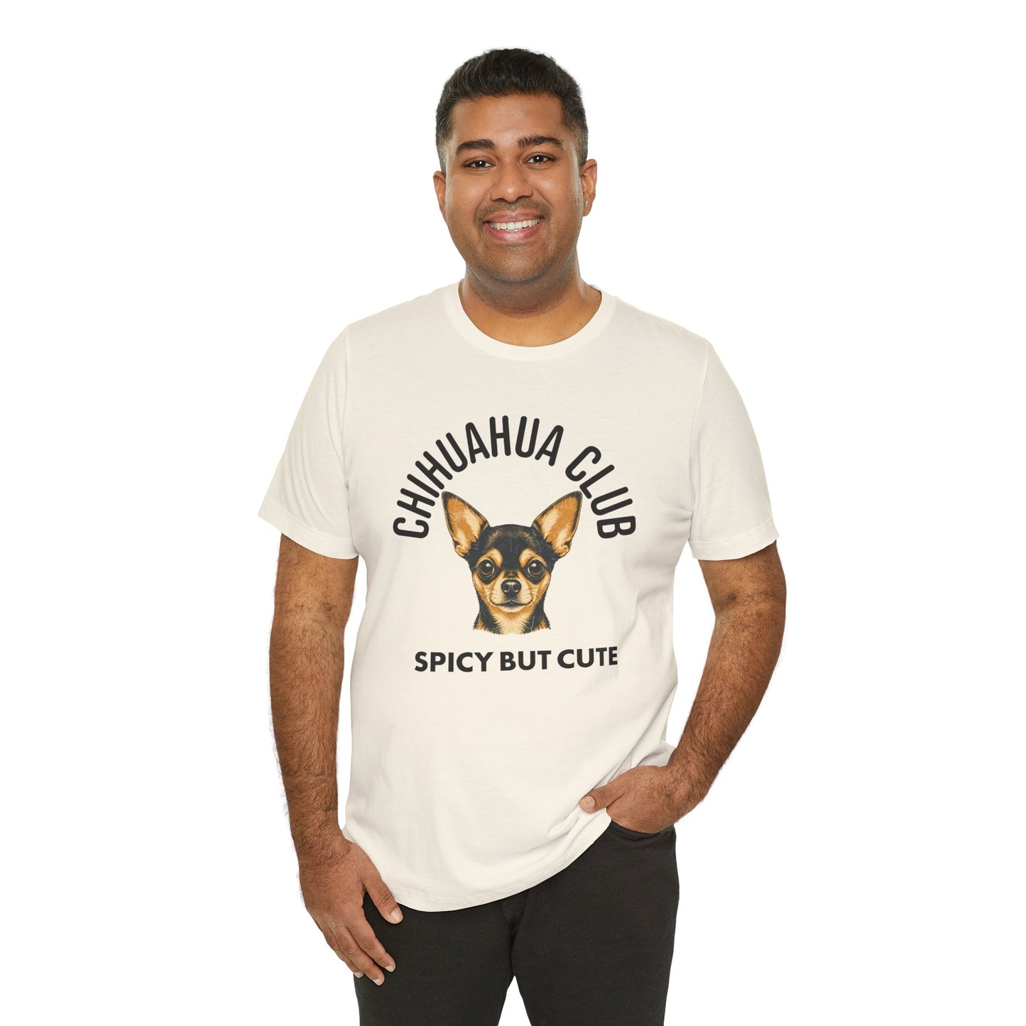 Chihuahua Club Spicy But Cute Graphic Tee