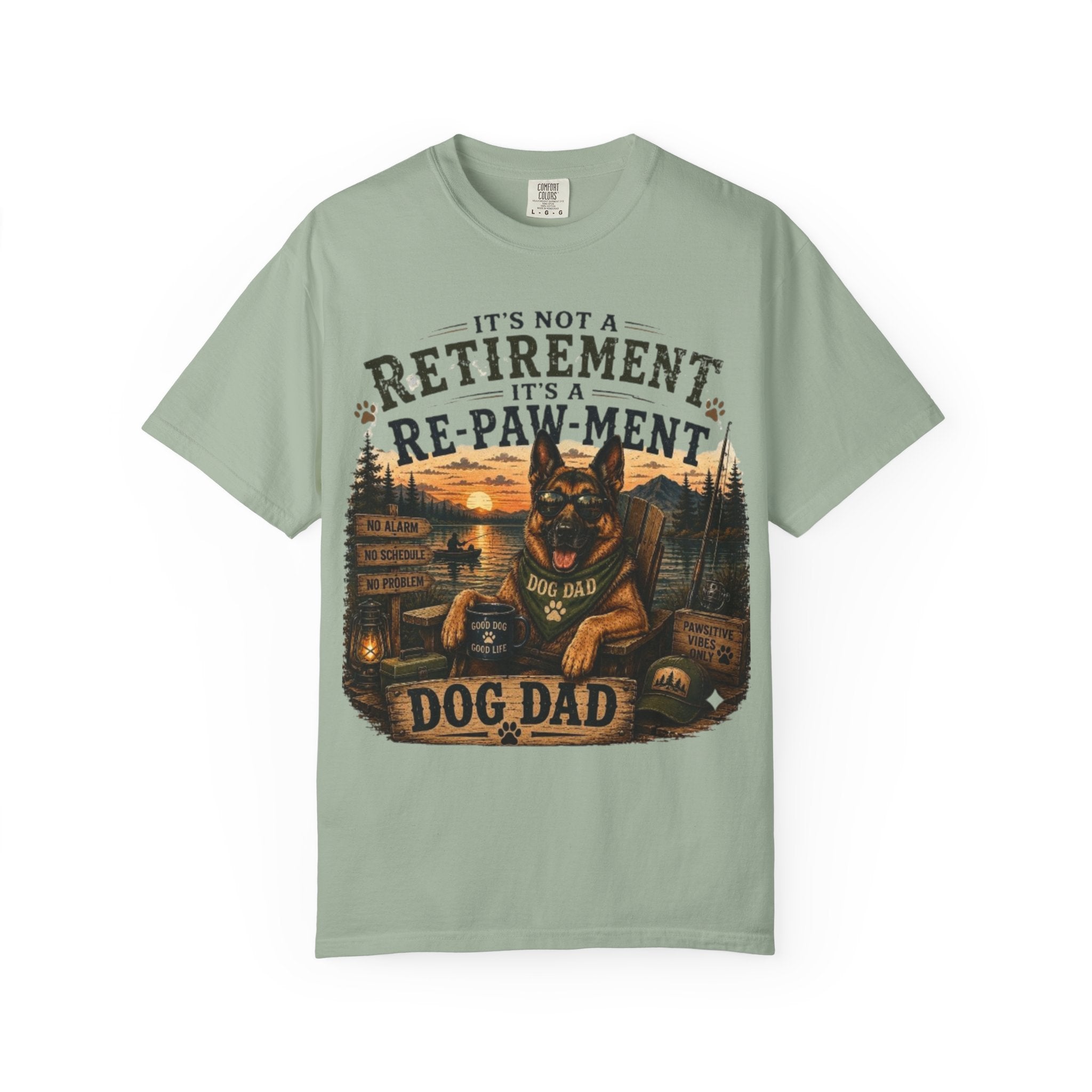 It's Not Retirement, It's Re-Paw-Ment Dog Dad Comfort Colors® T-Shirt