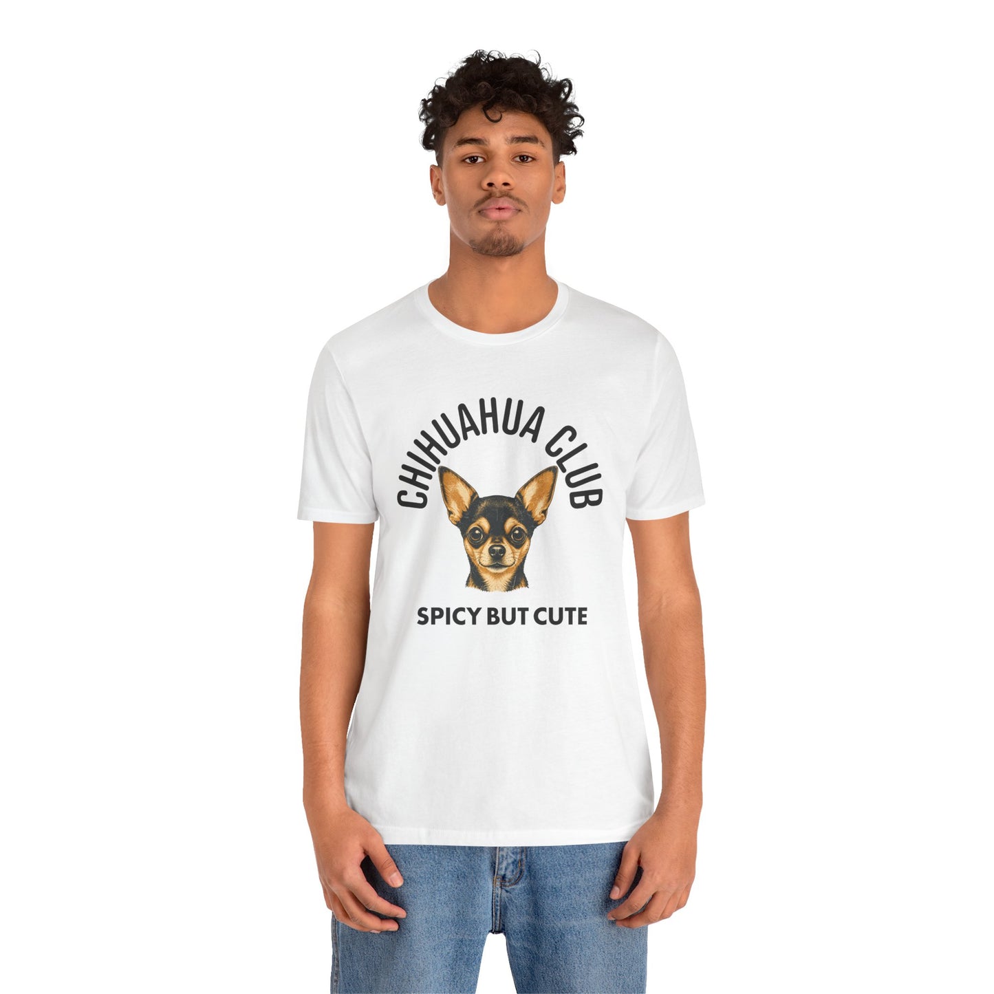 Chihuahua Club Spicy But Cute Graphic Tee