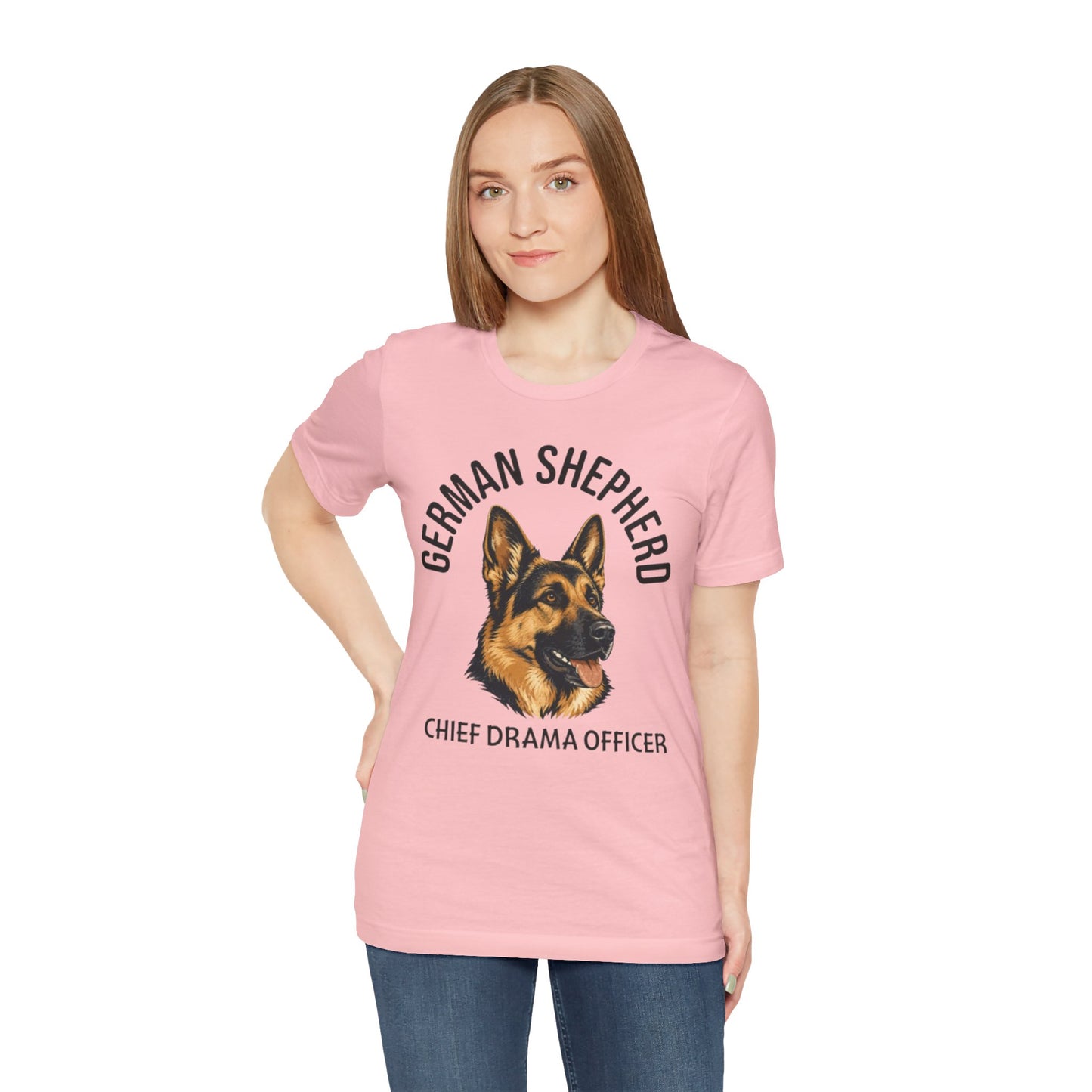 German Shepherd Club Chief Drama Officer Graphic Tee