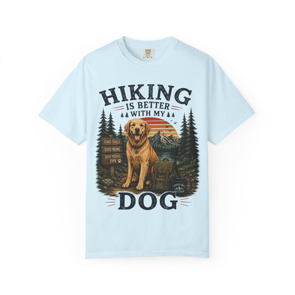 Hiking Is Better With My Dog Retro T-Shirt