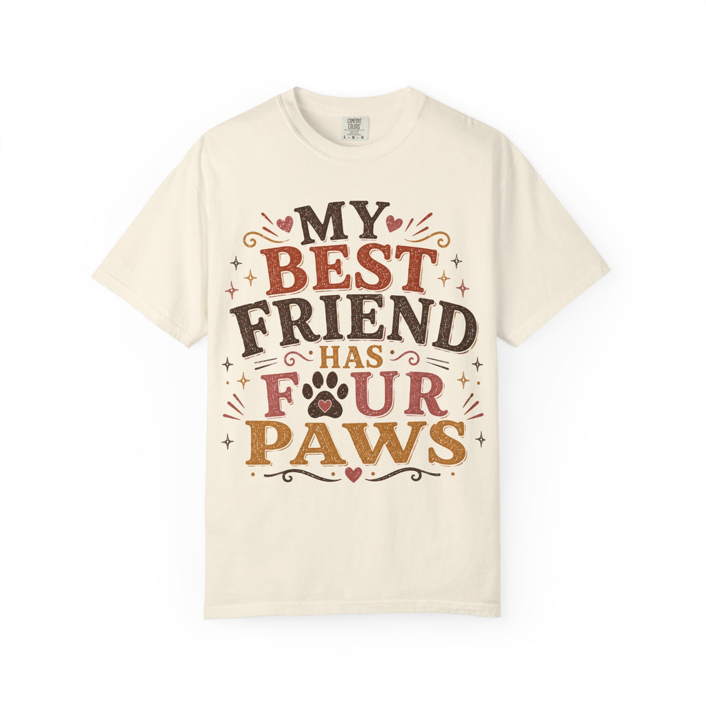 My Best Friend Has Four Paws Retro T-Shirt