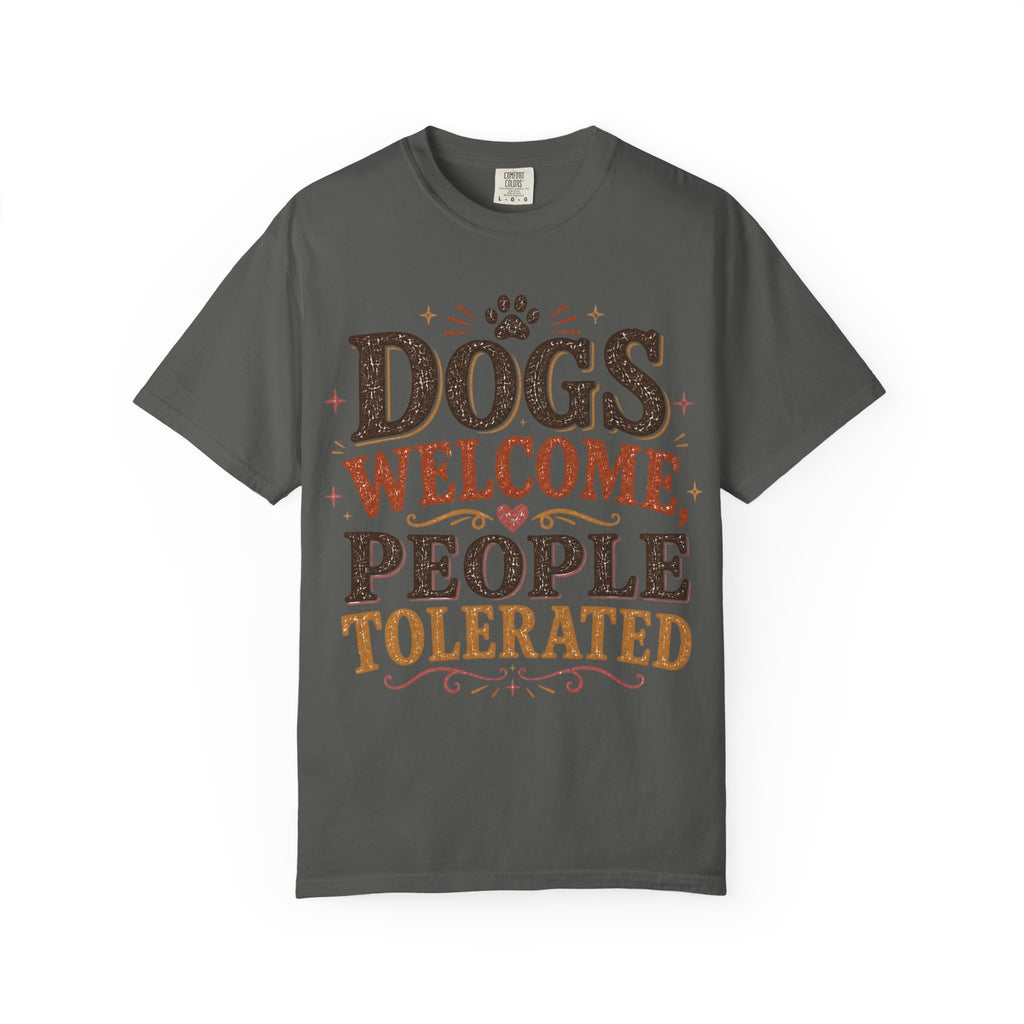 Dogs Welcome, People Tolerated Retro T-Shirt