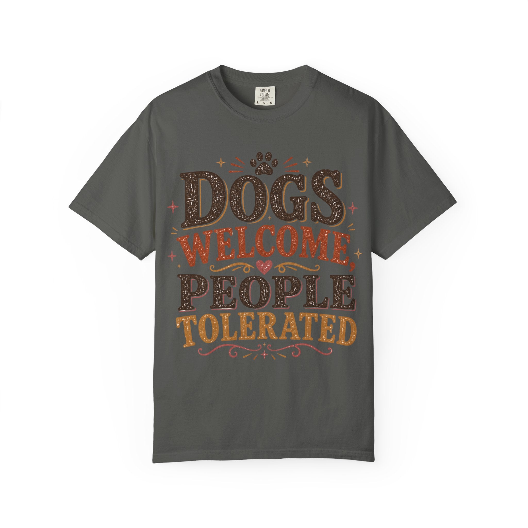 Dogs Welcome, People Tolerated Retro T-Shirt