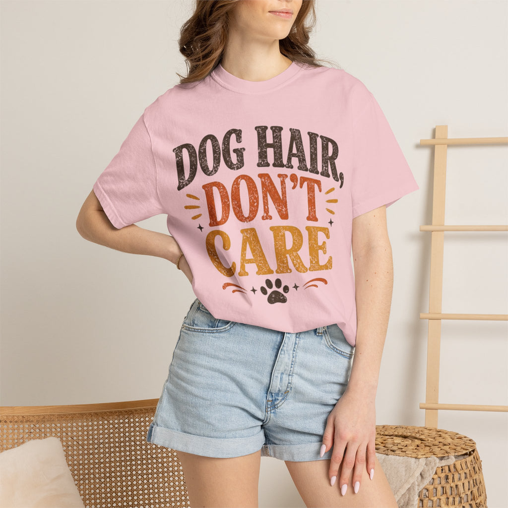 Dog Hair, Don’t Care Retro T-Shirt