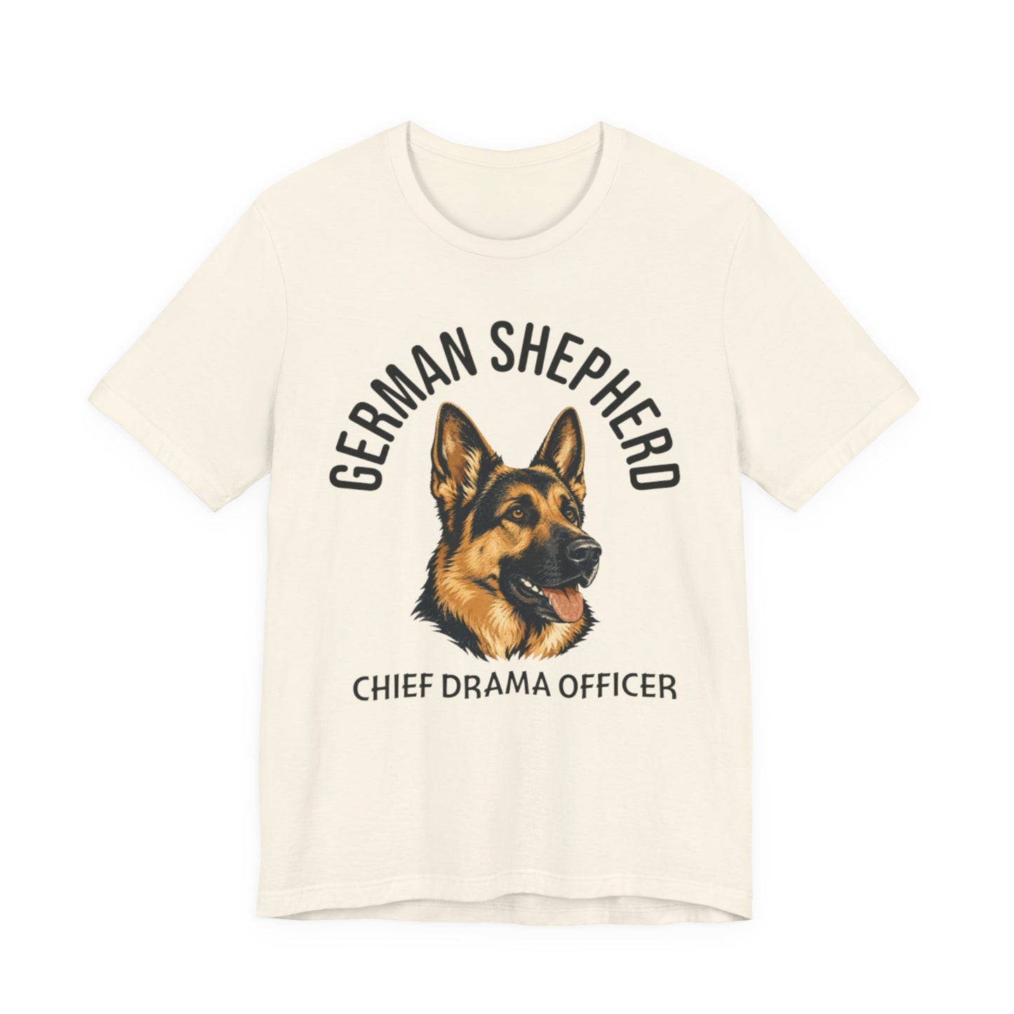 German Shepherd Club Chief Drama Officer Graphic Tee