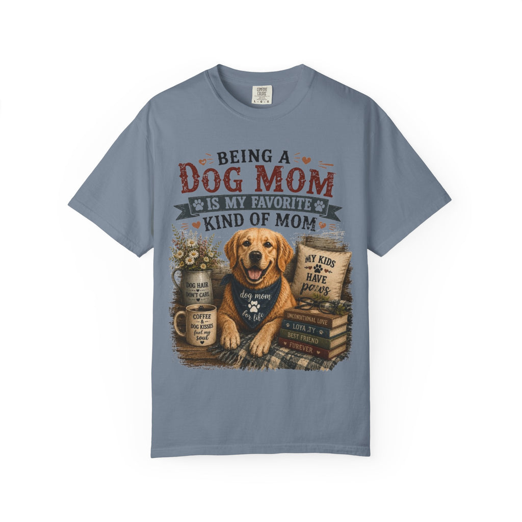 Being A Dog Mom Is My Favorite Kind Of Mom Retro T-Shirt
