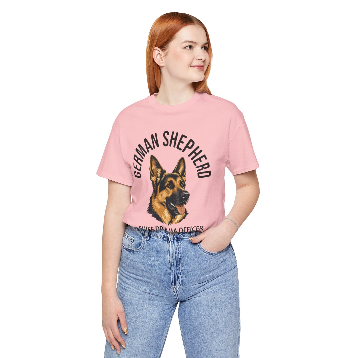 German Shepherd Club Chief Drama Officer Graphic Tee
