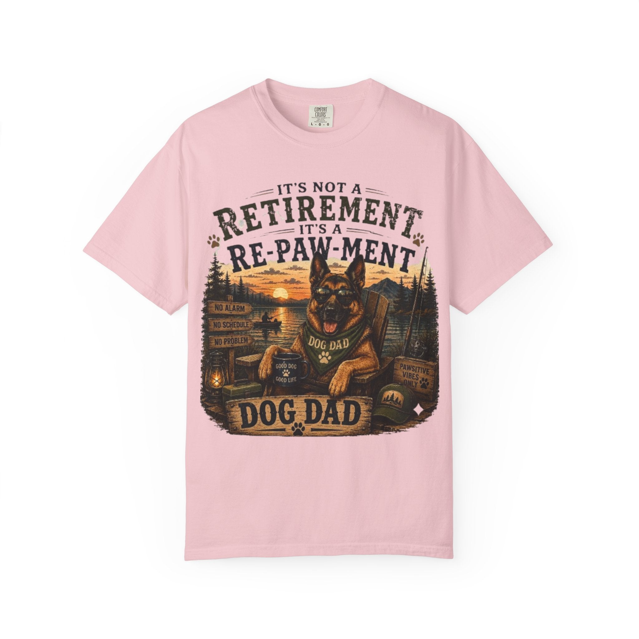 It's Not Retirement, It's Re-Paw-Ment Dog Dad Comfort Colors® T-Shirt