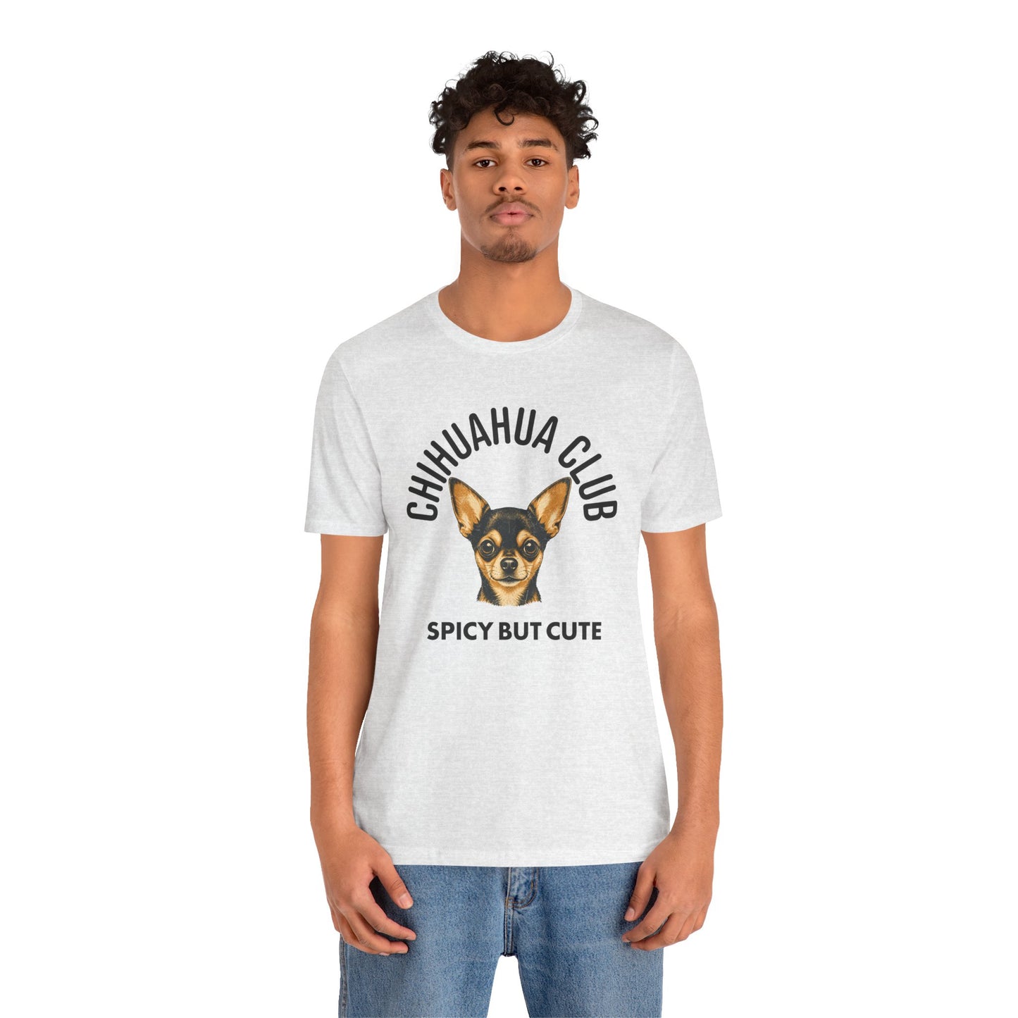 Chihuahua Club Spicy But Cute Graphic Tee