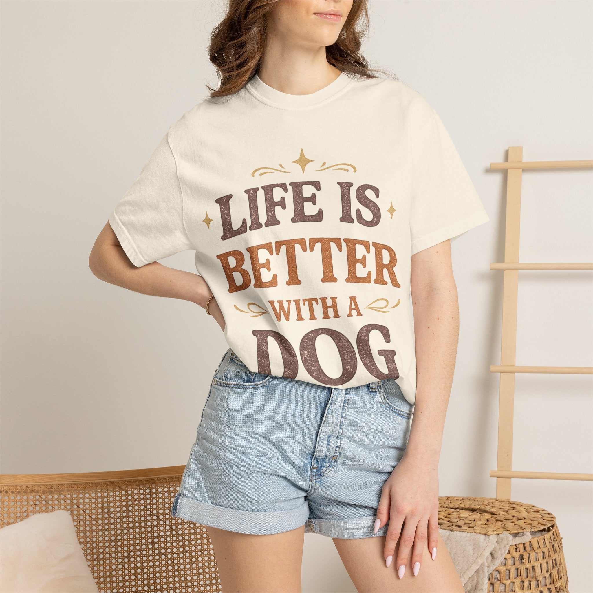 Life Is Better With a Dog Retro T-Shirt