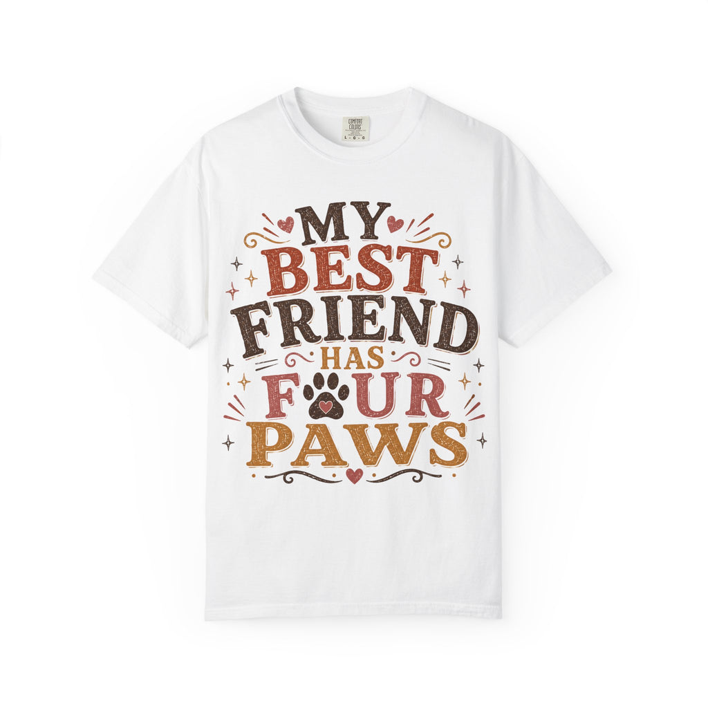 My Best Friend Has Four Paws Retro T-Shirt
