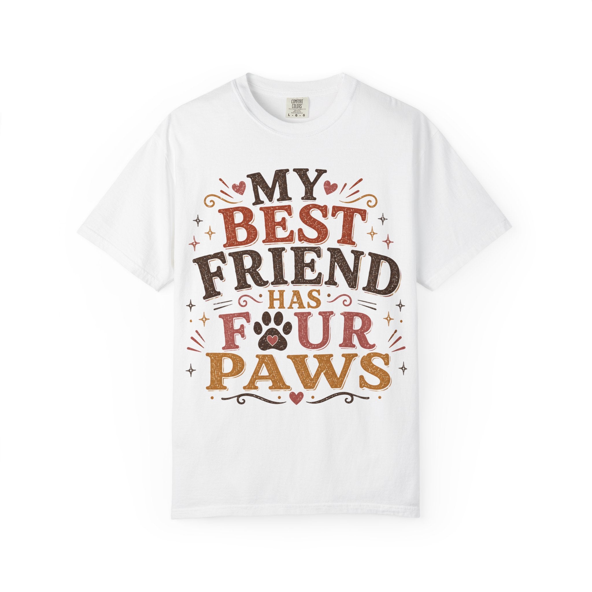 My Best Friend Has Four Paws Retro T-Shirt