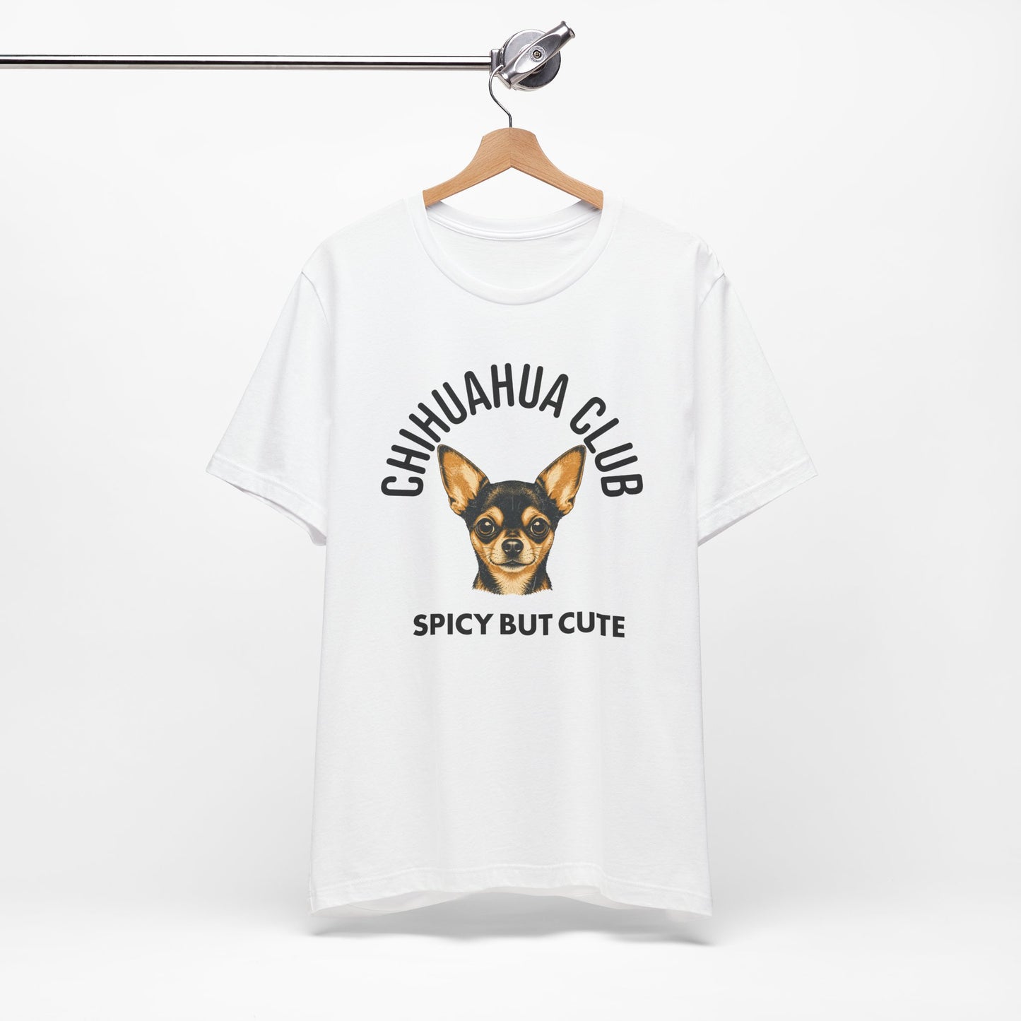 Chihuahua Club Spicy But Cute Graphic Tee