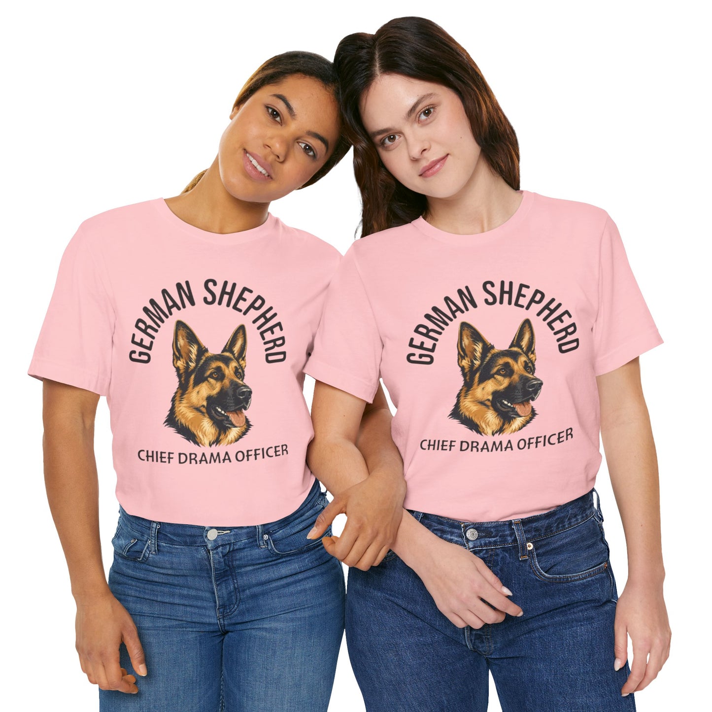 German Shepherd Club Chief Drama Officer Graphic Tee