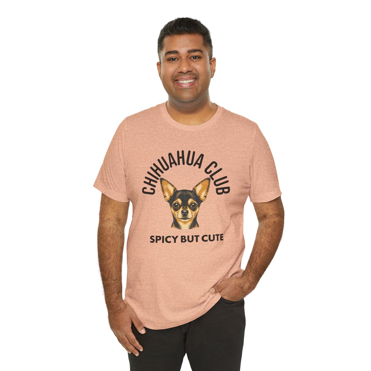 Chihuahua Club Spicy But Cute Graphic Tee