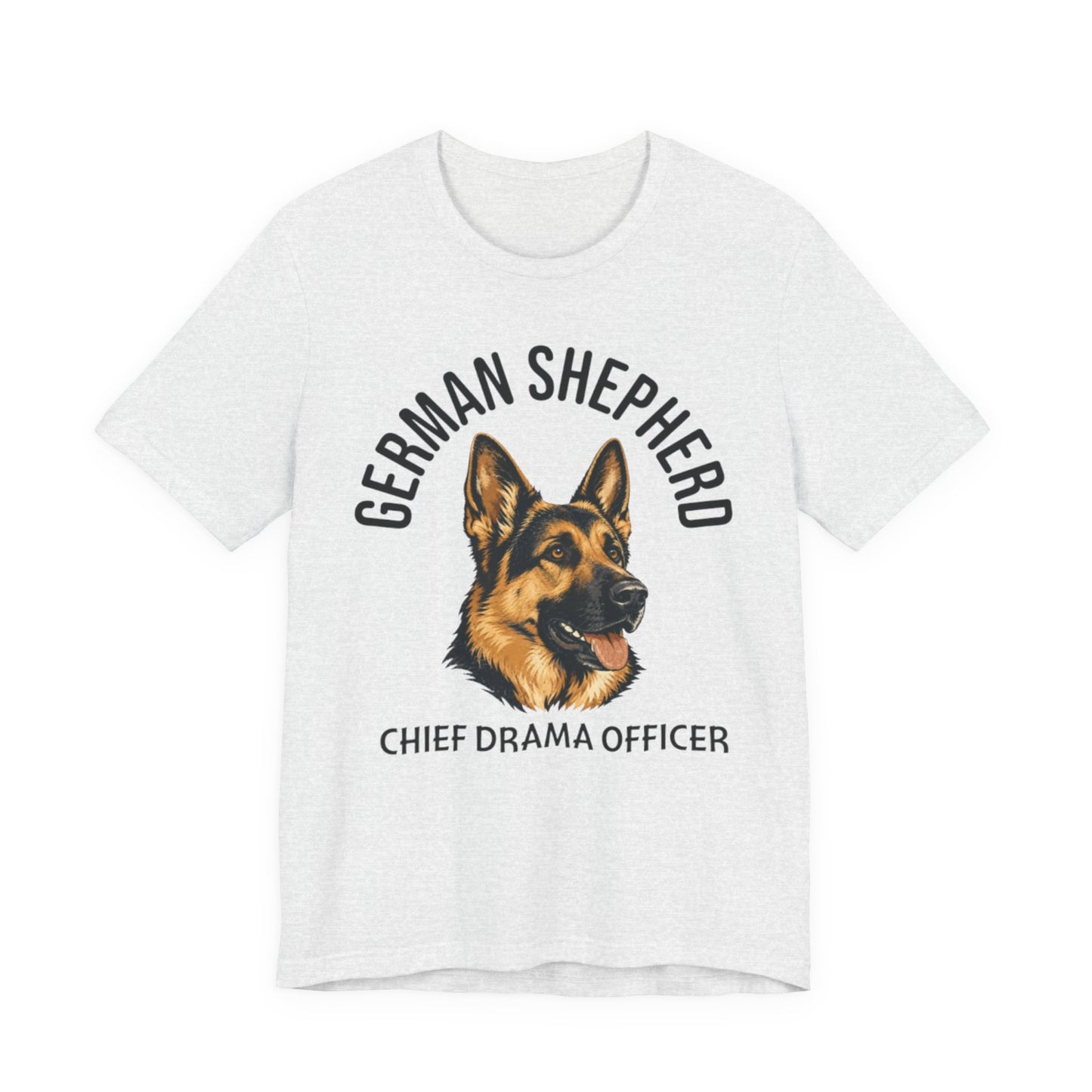 German Shepherd Club Chief Drama Officer Graphic Tee