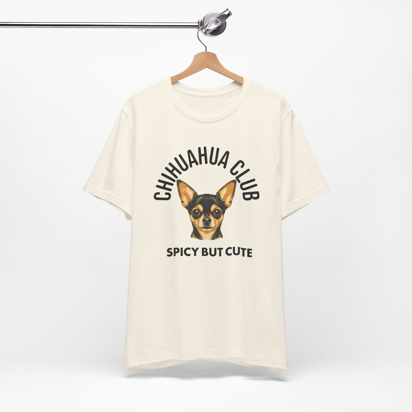 Chihuahua Club Spicy But Cute Graphic Tee