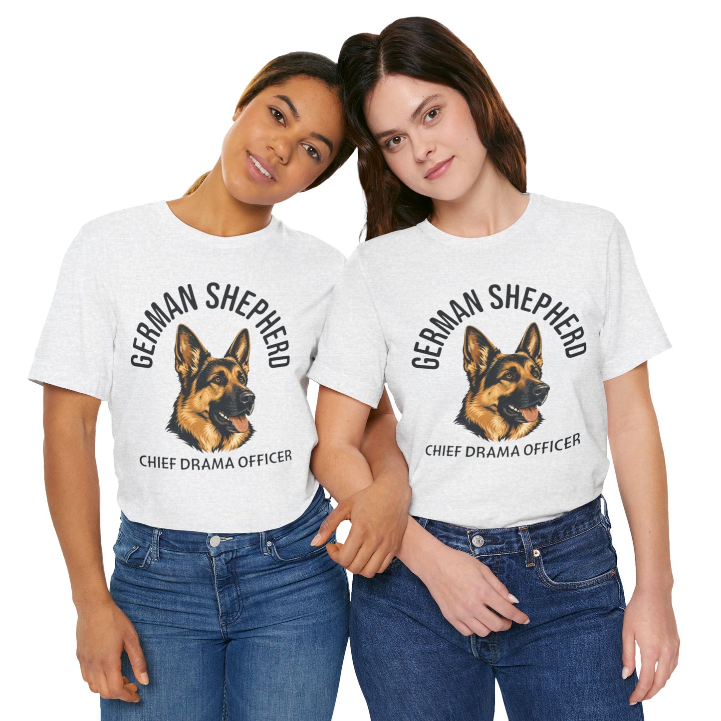 German Shepherd Club Chief Drama Officer Graphic Tee