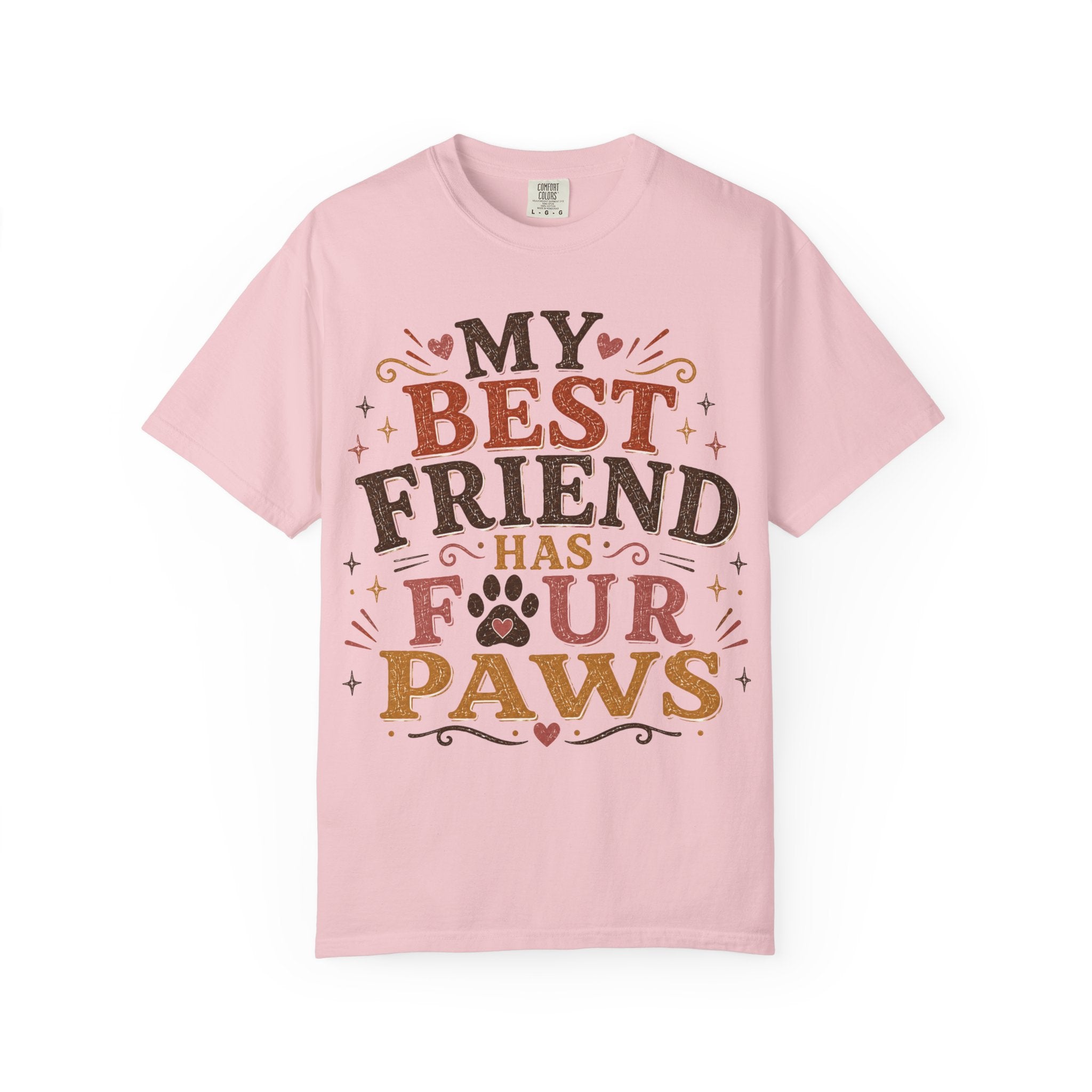 My Best Friend Has Four Paws Retro T-Shirt