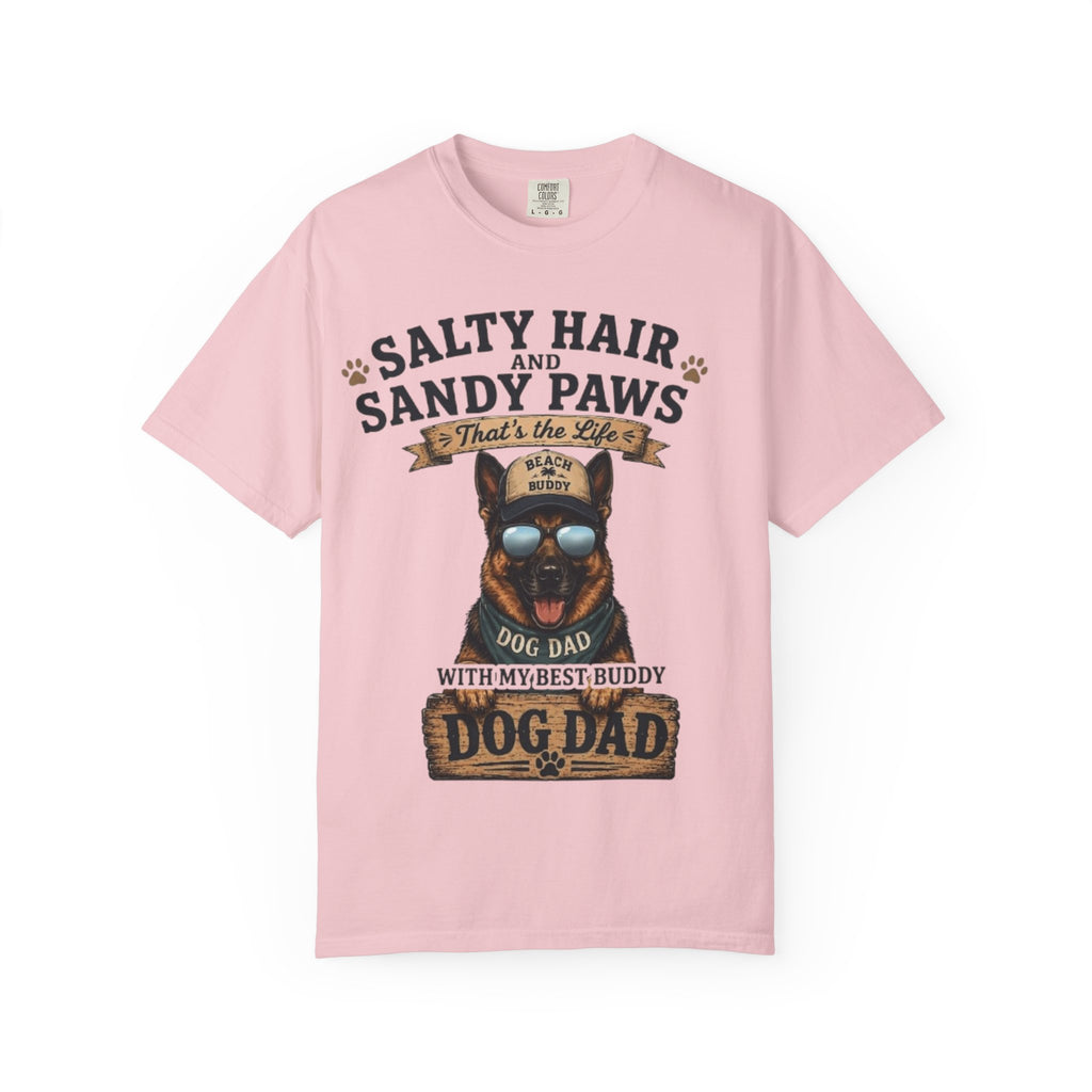 Salty Hair & Sandy Paws Dog Dad Comfort Colors® T-Shirt