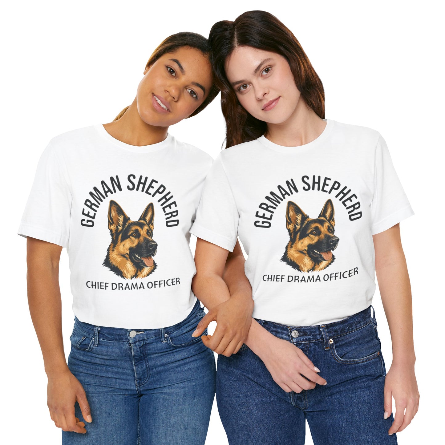 German Shepherd Club Chief Drama Officer Graphic Tee