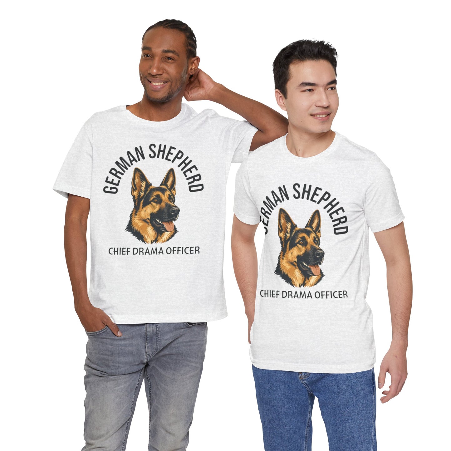 German Shepherd Club Chief Drama Officer Graphic Tee